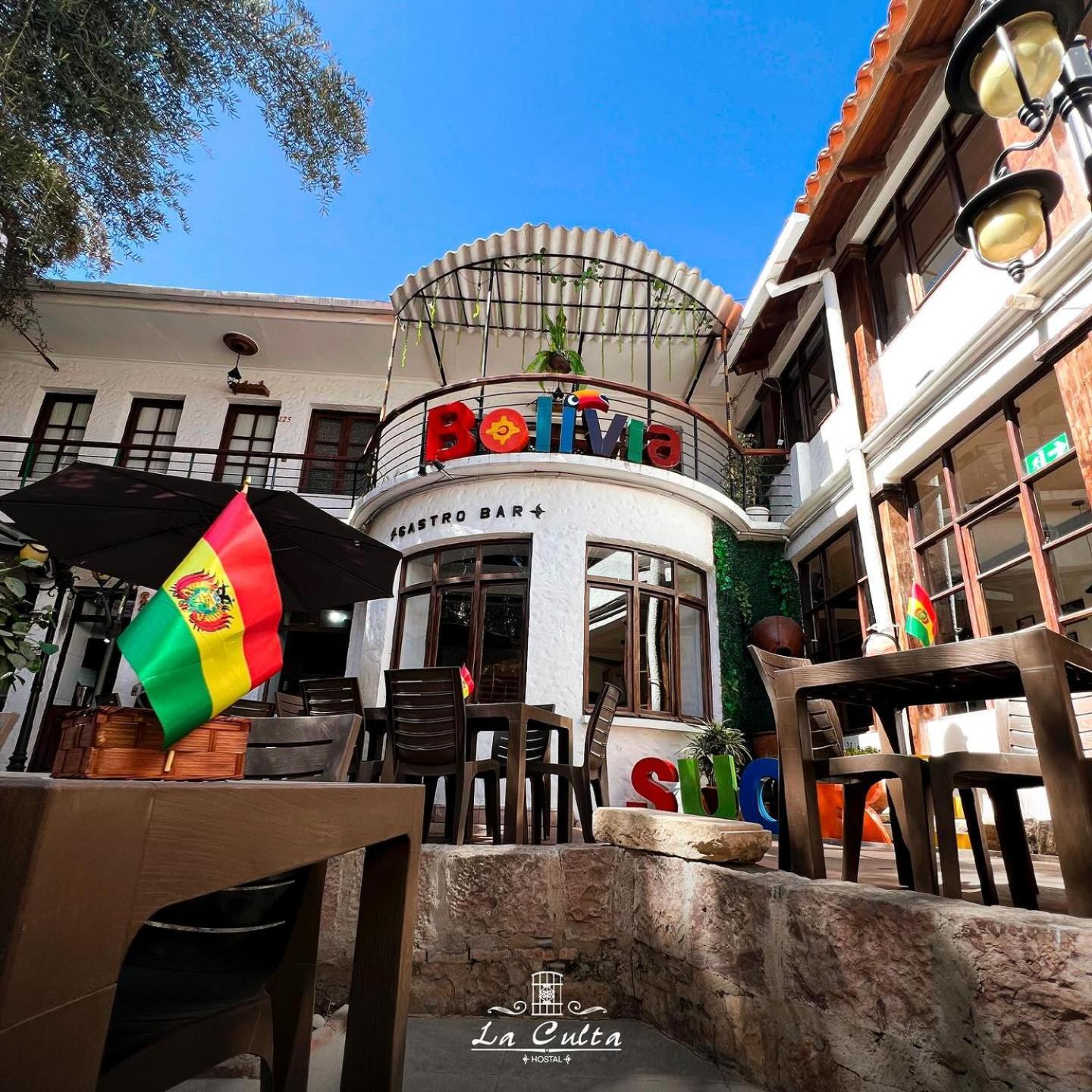 סוקרה La Culta Centro Cultural Y Hostal מראה חיצוני תמונה